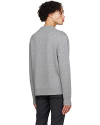 grauer Pullover mit einem Rundhalsausschnitt von Givenchy