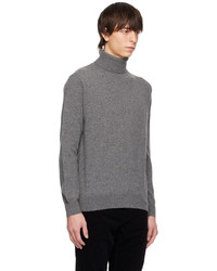 grauer Pullover mit einem Rundhalsausschnitt von Tom Ford