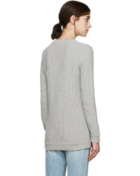 grauer Pullover mit einem Rundhalsausschnitt von Rag & Bone