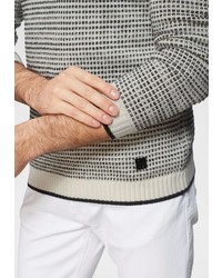 grauer Pullover mit einem Rundhalsausschnitt von Guido Maria Kretschmer