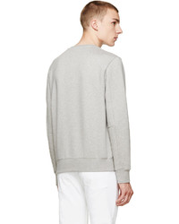 grauer Pullover mit einem Rundhalsausschnitt von Acne Studios