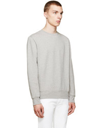 grauer Pullover mit einem Rundhalsausschnitt von Acne Studios