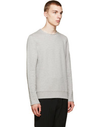 grauer Pullover mit einem Rundhalsausschnitt von Acne Studios