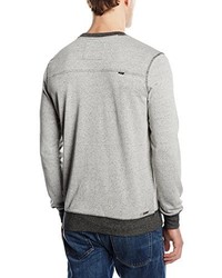 grauer Pullover mit einem Rundhalsausschnitt von Hurley