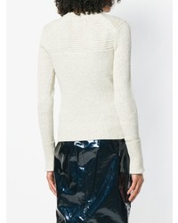 grauer Pullover mit einem Rundhalsausschnitt von Isabel Marant Etoile