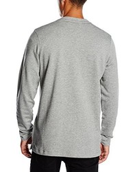 grauer Pullover mit einem Rundhalsausschnitt von Jack & Jones