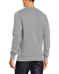 grauer Pullover mit einem Rundhalsausschnitt von Jack & Jones