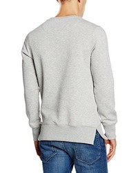 grauer Pullover mit einem Rundhalsausschnitt von Jack & Jones