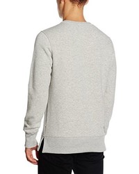 grauer Pullover mit einem Rundhalsausschnitt von Jack & Jones