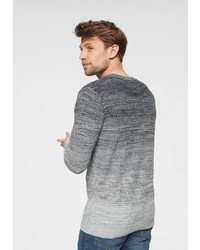 grauer Pullover mit einem Rundhalsausschnitt von Jack & Jones