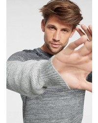 grauer Pullover mit einem Rundhalsausschnitt von Jack & Jones