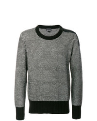 grauer Pullover mit einem Rundhalsausschnitt von Just Cavalli