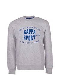 grauer Pullover mit einem Rundhalsausschnitt von Kappa