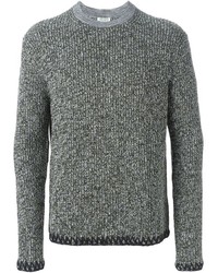 grauer Pullover mit einem Rundhalsausschnitt von Kenzo