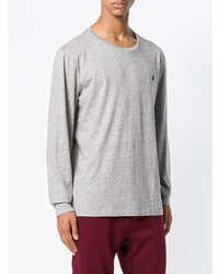 grauer Pullover mit einem Rundhalsausschnitt von Polo Ralph Lauren