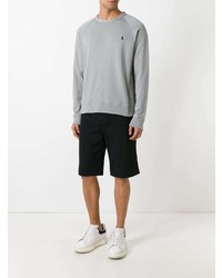 grauer Pullover mit einem Rundhalsausschnitt von Polo Ralph Lauren