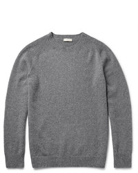 grauer Pullover mit einem Rundhalsausschnitt von Margaret Howell