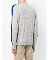 grauer Pullover mit einem Rundhalsausschnitt von Diesel