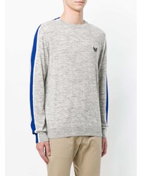 grauer Pullover mit einem Rundhalsausschnitt von Diesel