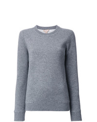 grauer Pullover mit einem Rundhalsausschnitt von Michael Kors Collection