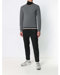 grauer Pullover mit einem Rundhalsausschnitt von N°21