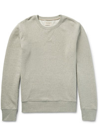grauer Pullover mit einem Rundhalsausschnitt von Nudie Jeans
