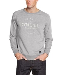 grauer Pullover mit einem Rundhalsausschnitt von O'Neill