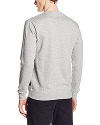 grauer Pullover mit einem Rundhalsausschnitt von ONLY & SONS