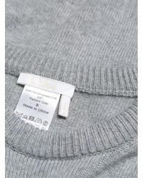 grauer Pullover mit einem Rundhalsausschnitt von Chloé