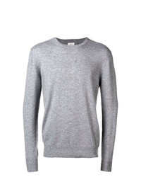 grauer Pullover mit einem Rundhalsausschnitt von Peuterey