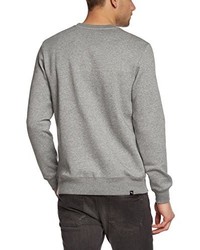 grauer Pullover mit einem Rundhalsausschnitt von Puma
