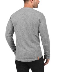 grauer Pullover mit einem Rundhalsausschnitt von Redefined Rebel