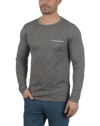 grauer Pullover mit einem Rundhalsausschnitt von Redefined Rebel