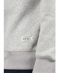 grauer Pullover mit einem Rundhalsausschnitt von Redefined Rebel