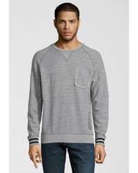 grauer Pullover mit einem Rundhalsausschnitt von Replay