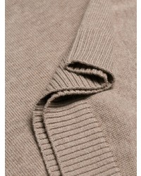 grauer Pullover mit einem Rundhalsausschnitt von See by Chloe