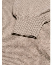 grauer Pullover mit einem Rundhalsausschnitt von See by Chloe