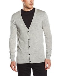 grauer Pullover mit einem Rundhalsausschnitt von Selected