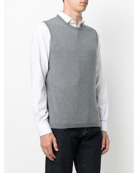 grauer Pullover mit einem Rundhalsausschnitt von Etro