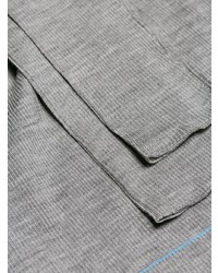 grauer Pullover mit einem Rundhalsausschnitt von Prada
