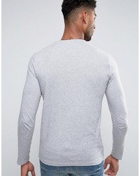 grauer Pullover mit einem Rundhalsausschnitt von Asos