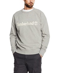grauer Pullover mit einem Rundhalsausschnitt von Timberland