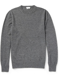 grauer Pullover mit einem Rundhalsausschnitt von Tomas Maier