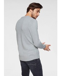 grauer Pullover mit einem Rundhalsausschnitt von Tommy Jeans