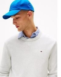 grauer Pullover mit einem Rundhalsausschnitt von Tommy Jeans