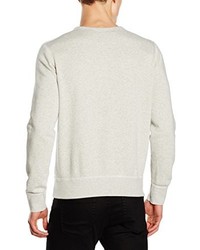 grauer Pullover mit einem Rundhalsausschnitt von True Religion