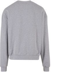 grauer Pullover mit einem Rundhalsausschnitt von Upscale by Mister Tee