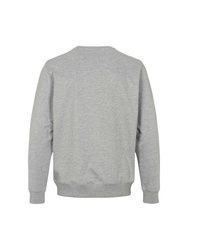 grauer Pullover mit einem Rundhalsausschnitt von VINSON