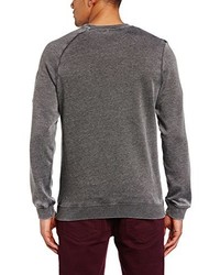 grauer Pullover mit einem Rundhalsausschnitt von Volcom