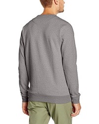 grauer Pullover mit einem Rundhalsausschnitt von Volcom